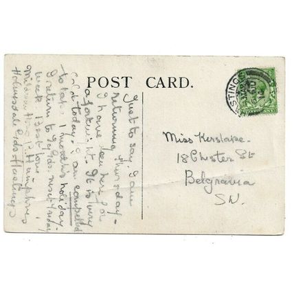 Rye, Back Of The Mermaid Inn, Sussex, Postcard.
