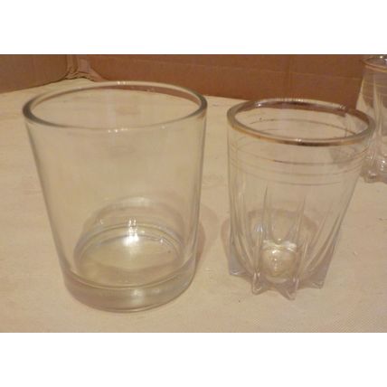 12 x Vintage Shot Glasses (11 x single & 1 x treble)