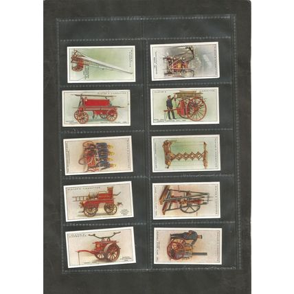 Cigarette Cards Players Full set of 50 Fire Fighting Appliances 1930