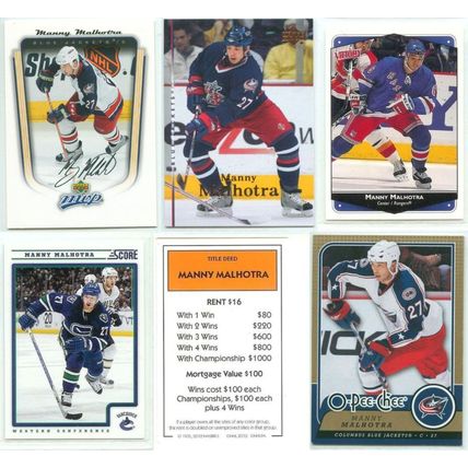 Manny Malholtra 9x card lot incl Retro