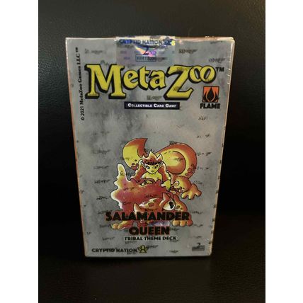 Salamander Queen Flame Tribal Theme Deck MetaZoo Brand New Sealed Trading Card