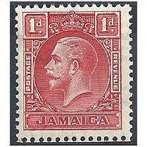 Jamaica 1932 SG108a 1d Scarlet Die II Unmounted Mint