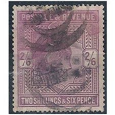 1906 SG261 2/6d Pale Dull Purple Good Used