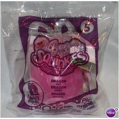 2012 McDonalds Squinkies #5 Dragon Mint in Package