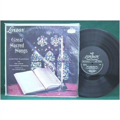 Kirsten Flagstad - Great Sacred Songs - London 5335 - EX+