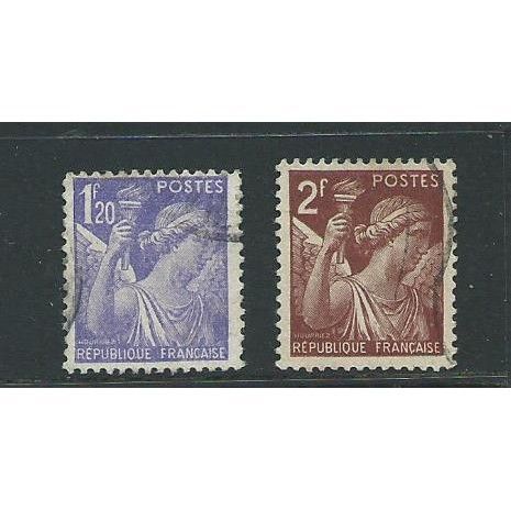 france stamps timbres francaise sg864 865 used