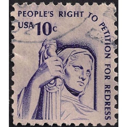 USA, Americana, Right to Petition, cream 1977, 10c
