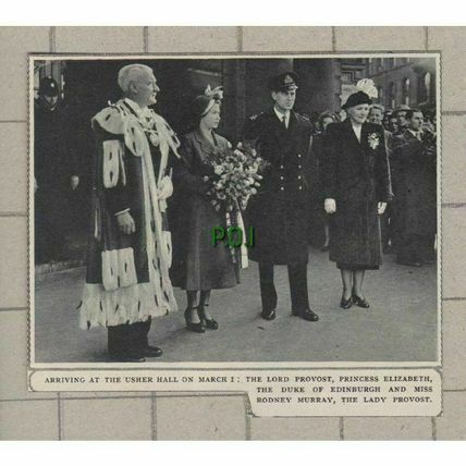 C239) Usher Hall Lord Provost Miss Rodney Murray - 1949