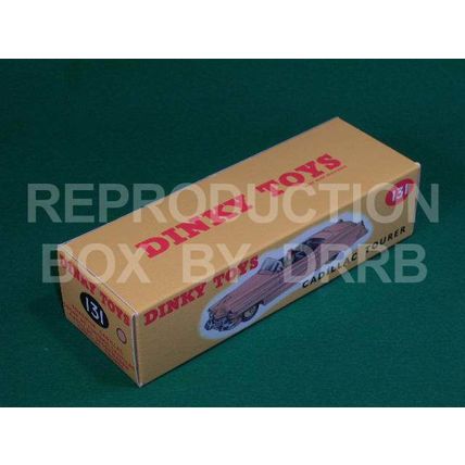 Dinky #131Cadillac Eldorado Tourer (yellow) - Reproduction Box by DRRB