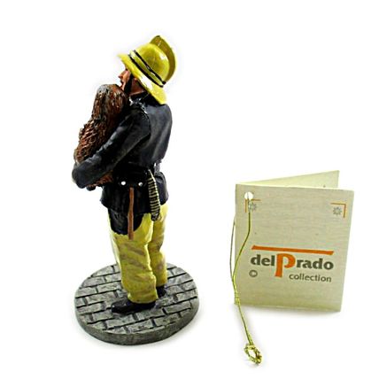 LONDON FIREFIGHTER+DOG, UK YEAR 1987 DELPRADO COLLECTION SCALE 1:32