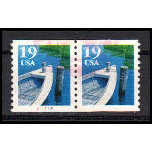 Used 2529 19c Fishing Boat Very Fine CNP Left A1112 PA1278