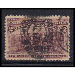 Used 231 2c Landing of Columbus Fine B0873