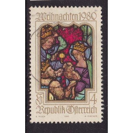 AUSTRIA 1980 CHRISTMAS 4s USED SG1891