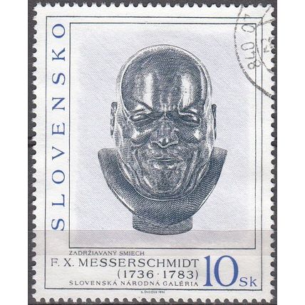 Slovensko 1996 Michel 264 O Cote (2009) 1.20 € Franz Xaver Messerschmidt