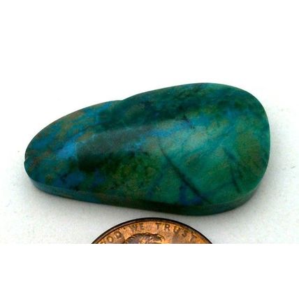 Chrysocolla Freeform Gemstone Cabochon 386