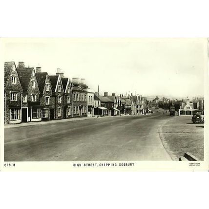 Gloucestershire CHIPPING SODBURY High Street Postcard (Frith CPS.3)