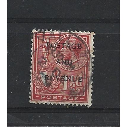Malta.SG179 1 1/2d Rose-Red.Fine Used.Apr25h