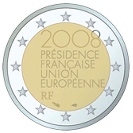 France 2008 - 2 Euro EU Presidency Commem (UNC)
