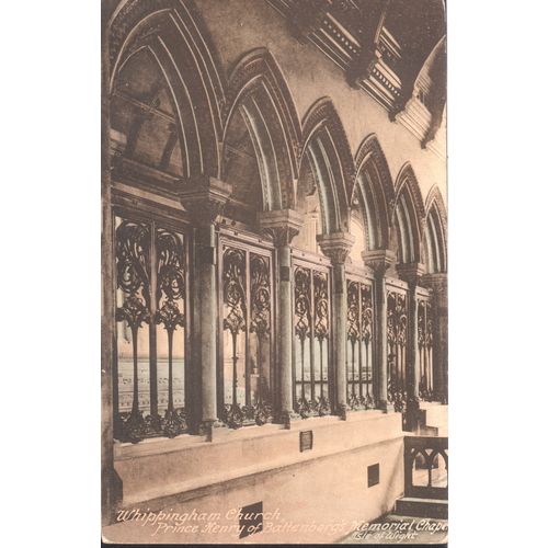 Vintage GB PC - Whippingham Church, Prince Henry of Battenburg Mem ChapeI - IOW