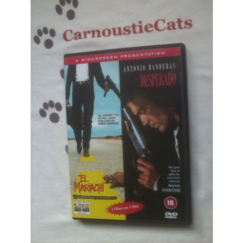 El Mariachi and Antonio Banderas in Desperado DVD 2 films on 1 disc