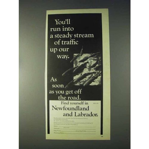 1970 Newfoundland and Labrador Canada Tourism Ad