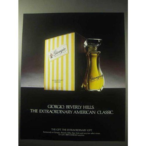 1985 Giorgio Beverly Hills Perfume Ad