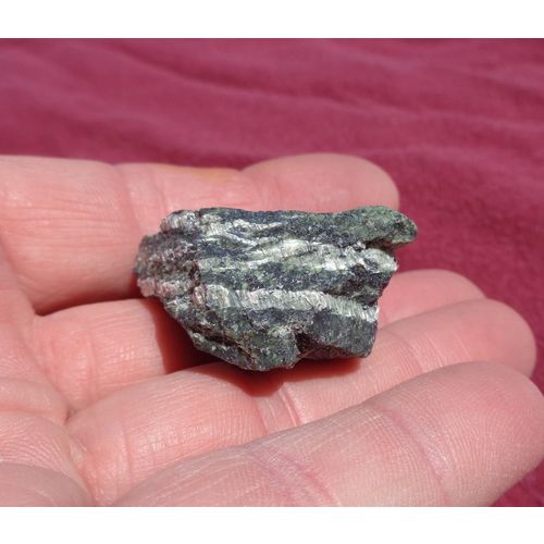 H Chrysotile Serpentine Raw Green Tiger Eye Stone Energy Work Metaphysical