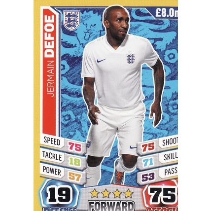 Match Attax World Cup 2014 102 Jermain Defoe England