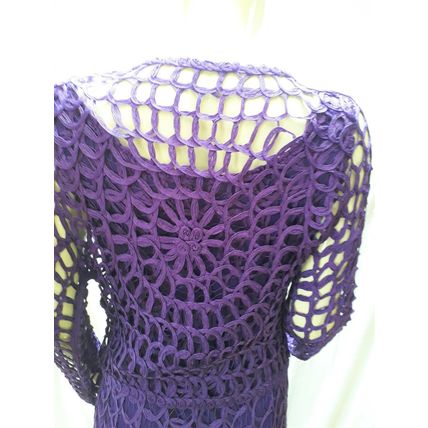 Gina Bacconi Purple Dress & Jacket Special Occasion Outfit UK 12 £220 BNWT