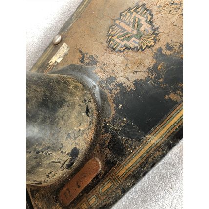 Vintage Treadle Sewing Machine Steampunk Repurpose Project Decoration Antique
