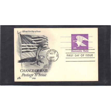 FDC Art Craft UX88 18c Eagle (Cachet-U/A) CV00308