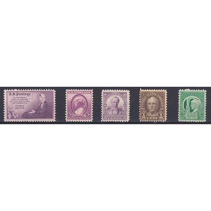 653 1/2c Nathan Hale Average Plus MNH VA0923d