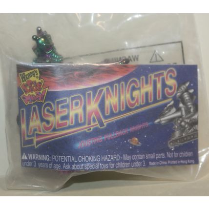 1996 Wendys Laser Knights Knight Warrior Mint in Package