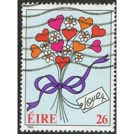 Ireland 1985 Greetings Stamp 26p Multicoloured SG604 GU