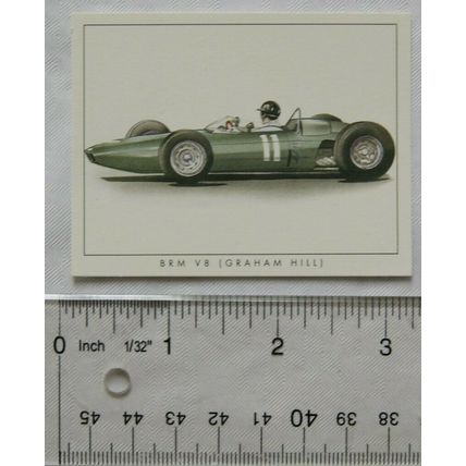 Golden Era card 1, BRM V8, Graham Hill