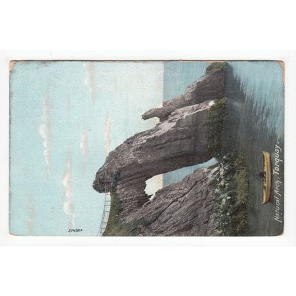 1906 St Mary Church Single Ring Postmark on Postcard