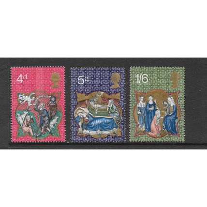 GREAT BRITAIN 1970 CHRISTMAS SG 838 /840 SET 3 VALS FINE USED#4