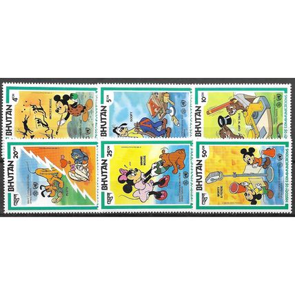 1984 6 different values - MNH (**) - DISNEY