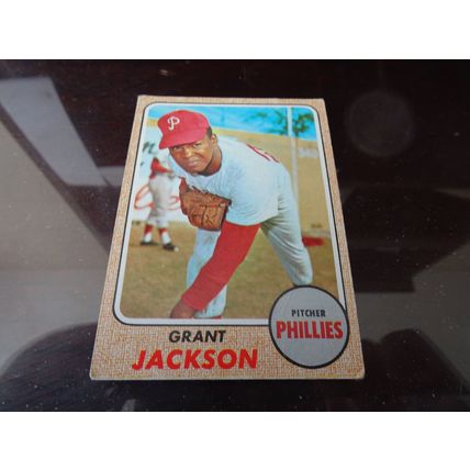 1968 Topps Card # 512 Grant Jackson Poor (1) Philadelphia Phillies