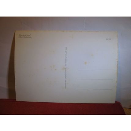 BANANA BOAT, CURACAO, N. A, CARIBBEAN ISLAND unused postcard #
