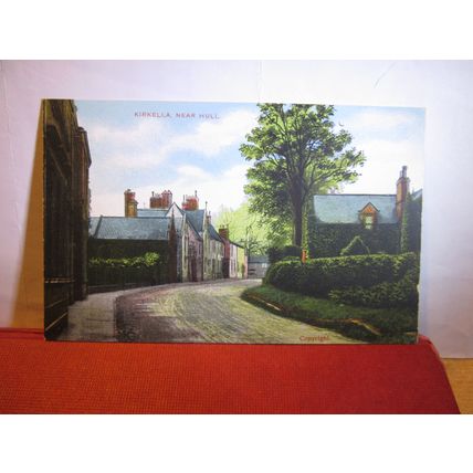 KIRKELLA, near HULL, YORKSHIRE unused antique postcard =