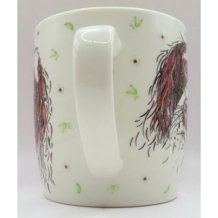 Brown & White Spaniel Dog Mug Fine China 9.5 CM Gift Drink Beverage Ceramic