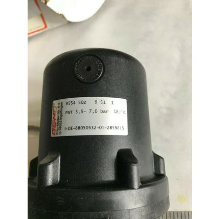 1/4" NPT GEMU 2029395,9554 50Z 9 51 1, PST 5,5-7,0 BAR,ANGLE SEAT GLOBE VALVE,SD