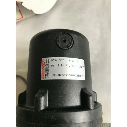 1/4" NPT GEMU 2029395,9554 50Z 9 51 1, PST 5,5-7,0 BAR,ANGLE SEAT GLOBE VALVE,SD