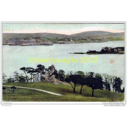 PLYMOUTH FROM MOUNT EDGCUMBE, DEVON, ENGLAND, Postcard