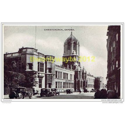 CHRISTCHURCH, OXFORD, ENGLAND, Postcard