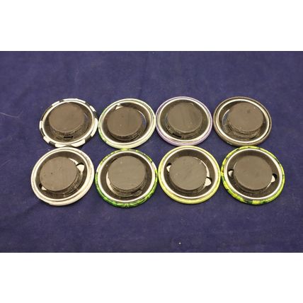 Set Of 8 Plant Herb Kitchen Garden 1.25” Button Fridge Magnets