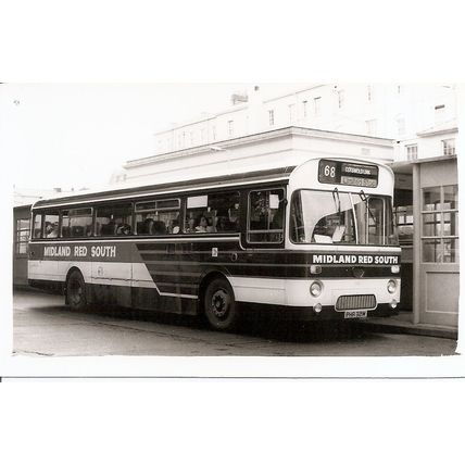 Black & White Photograph of Midland Red (South) Ltd. - PHA 321M