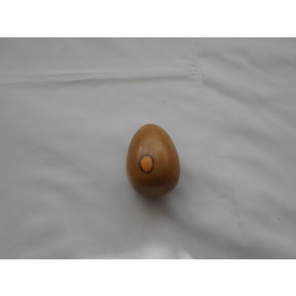 Vintage 1990's Glossy Wooden Egg