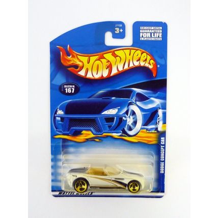 Hot Wheels Dodge Concept Car #167 White Die-Cast Car 2000
